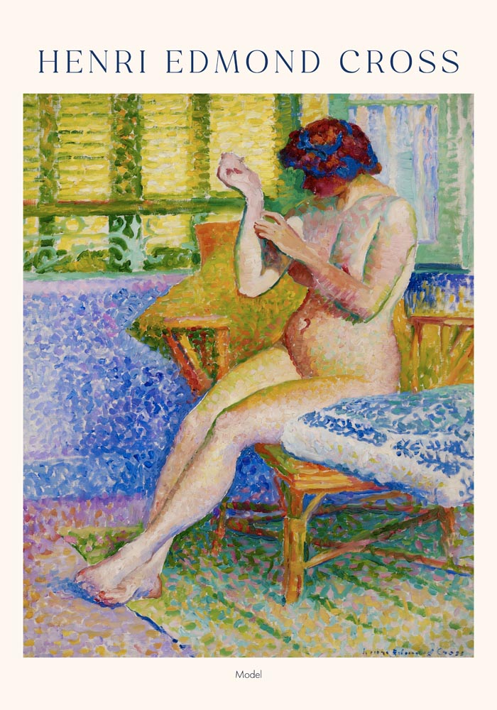 Henri Edmond Cross Model Poster – Fine Art Print UV-resistant — Ansicht 3