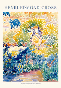 The Artist's Garden at Saint Clair – Henri Edmond Cross Exhibition Poster Fine Art Print — Ansicht 4