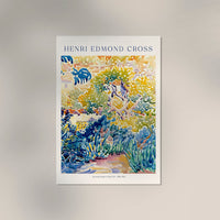 The Artist's Garden at Saint Clair – Henri Edmond Cross Exhibition Poster Fine Art Print — Ansicht 3