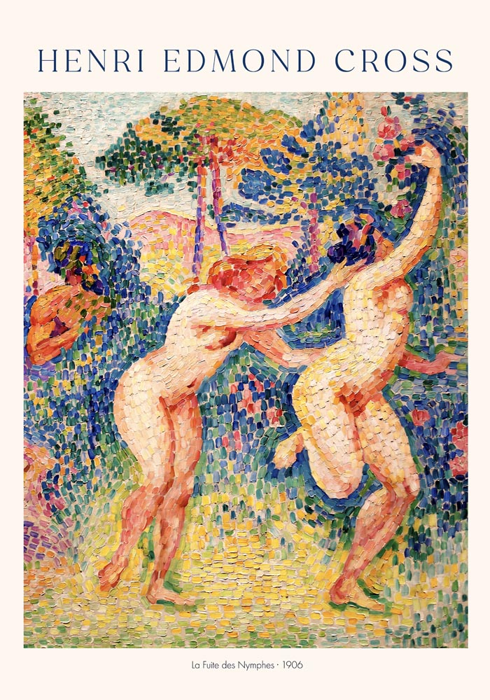 Le Fuite des Nymphes – Pointillism Art Print by Henri Edmond Cross — Ansicht 3