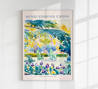 Garden of the Painter by Henri Edmond Cross Exhibition Poster – Neoimpressionistischer Garten Fine Art Print — Ansicht 1