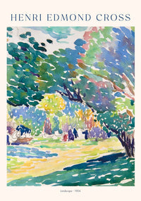 Landscape – Fine Art Print Henri Edmond Cross Poster Premium Quality — Ansicht 3