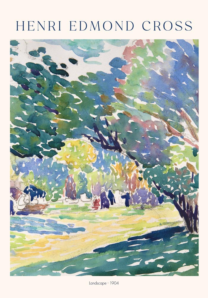 Landscape – Fine Art Print Henri Edmond Cross Poster Premium Quality — Ansicht 3