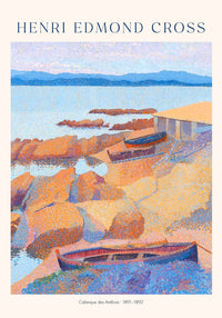 Calanque des Antibois – Henri Edmond Cross Exhibition Poster Fine Art — Ansicht 3