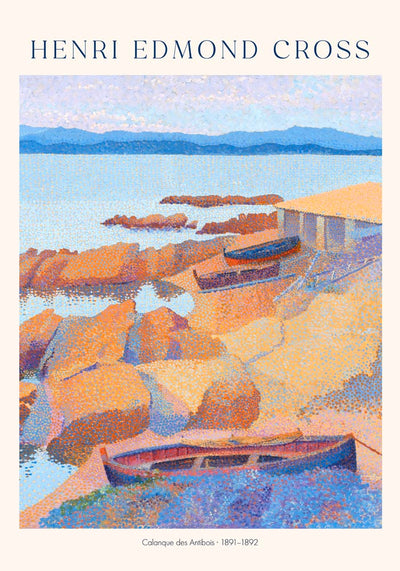 Calanque des Antibois – Henri Edmond Cross Exhibition Poster Fine Art