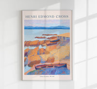 Calanque des Antibois – Henri Edmond Cross Exhibition Poster Fine Art — Ansicht 1
