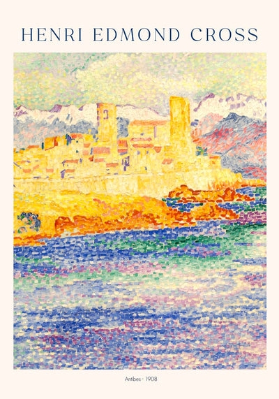 Antibes by Henri Edmond Cross – Fine Art Poster UV-beständig Atelierdruck Berlin