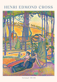The Evening Air – Exhibition Poster by Henri Edmond Cross | UV-beständig | Premium Kunstdruck — Ansicht 3