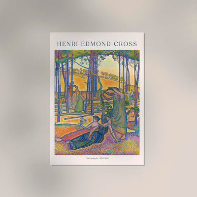The Evening Air – Exhibition Poster by Henri Edmond Cross | UV-resistant | Premium Art Print