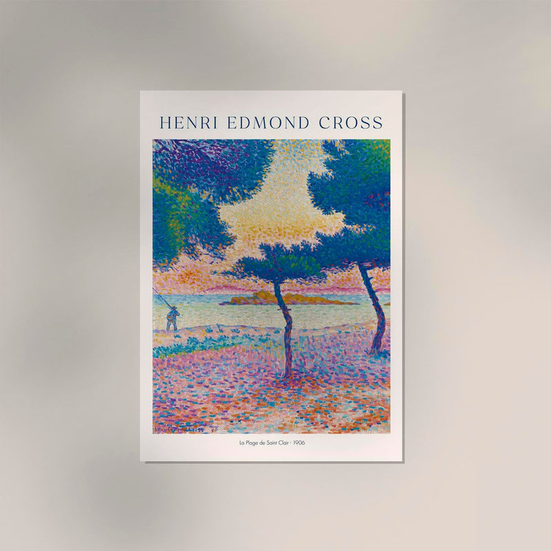 La Plage de Saint Clair by Henri Edmond Cross – Pointillist Art Print Seascape — Ansicht 2