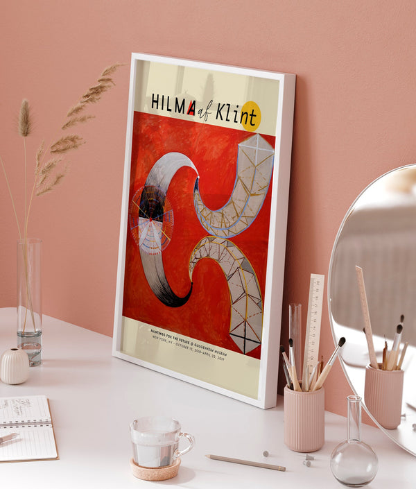 Hilma af Klint – The Swan Nr. 9 Poster Fine Art Print | Atelierdruck Berlin