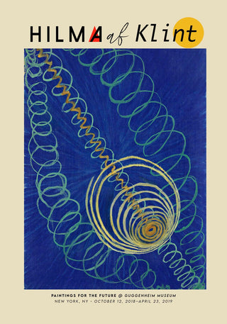 Hilma af Klint Exhibition Poster Primordial Chaos Nr. 16 – Fine Art Print | UV-Resistant | Esoteric Abstraction