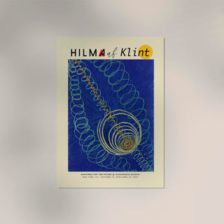 Hilma af Klint Exhibition Poster Primordial Chaos Nr. 16 – Fine Art Print | UV-Resistant | Esoteric Abstraction