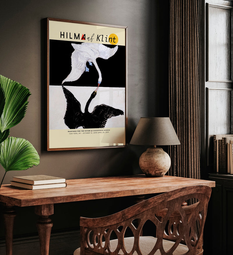 Hilma Af Klint The Swan Nr 1 – Fine Art Print UV-beständig — Ansicht 2