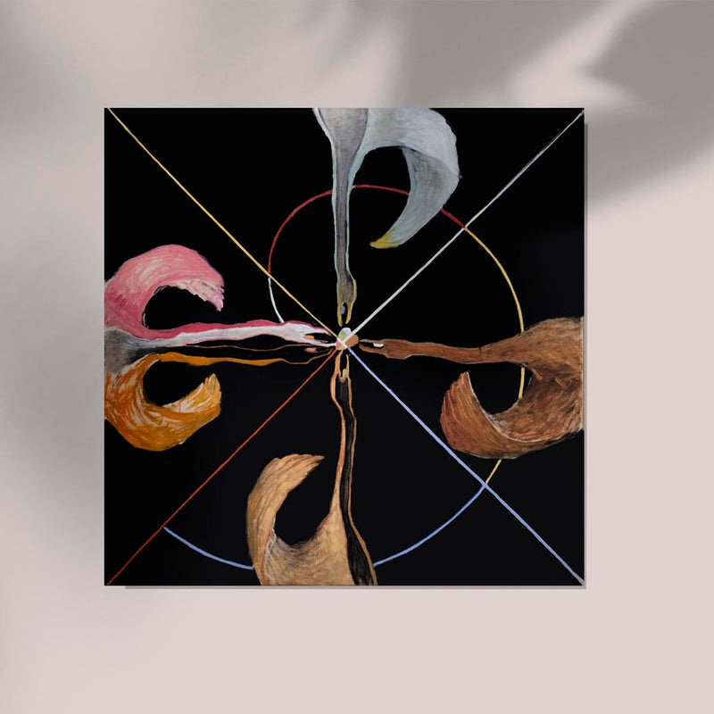 The Swan No. 7 by Hilma af Klint Fine Art Print UV-resistant Canvas — Ansicht 2