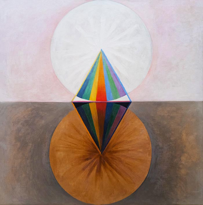 The Swan Nr. 12 by Hilma af Klint – Fine Art Print UV-beständig Canvas — Ansicht 3