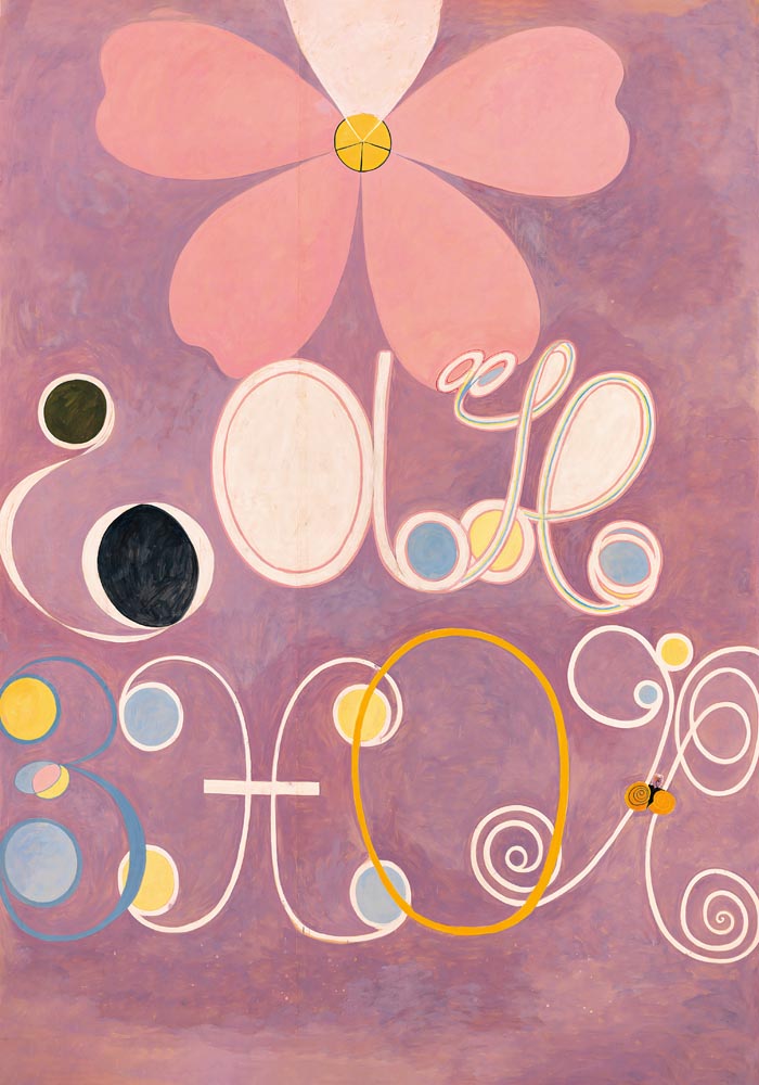The Ten Largest Nr. 5 by Hilma af Klint – Fine Art Print UV-beständig Canvas — Ansicht 3