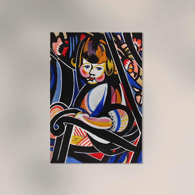 Child in Rocker von Henry Lyman – Kunstdruck