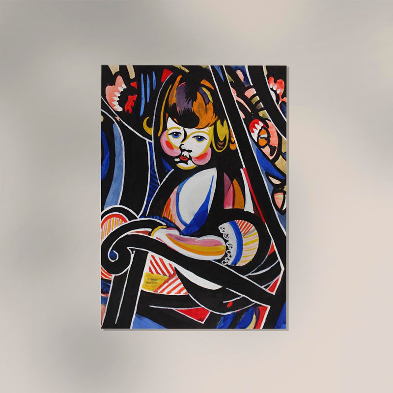 Child in Rocker von Henry Lyman – Kunstdruck — Ansicht 2