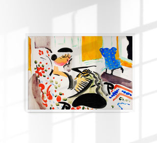 Calligraphic Interior by Henry Lyman – Kunstdruck Poster