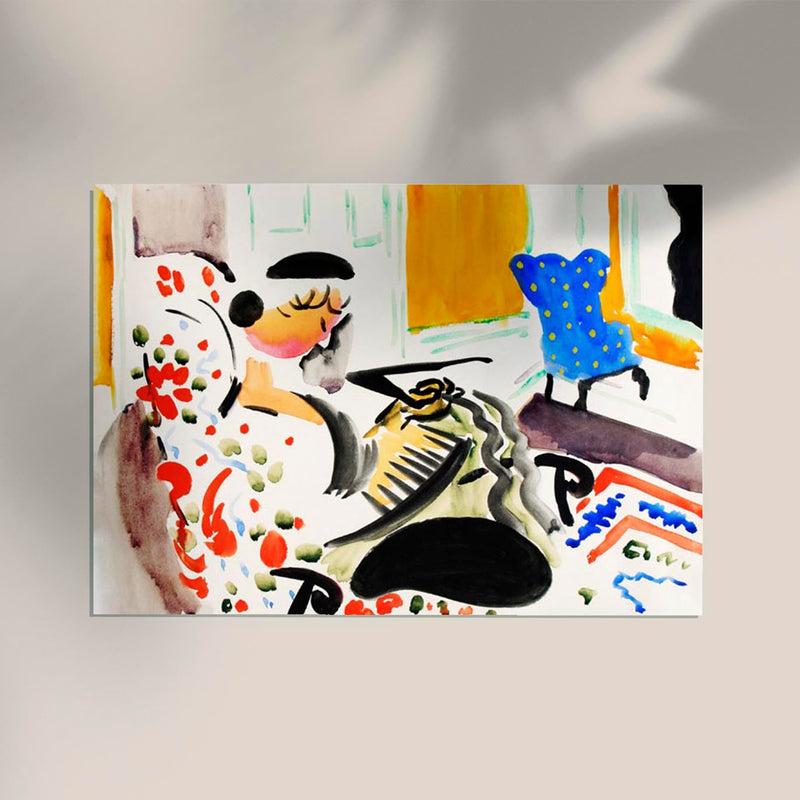 Calligraphic Interior by Henry Lyman – Kunstdruck Poster — Ansicht 2