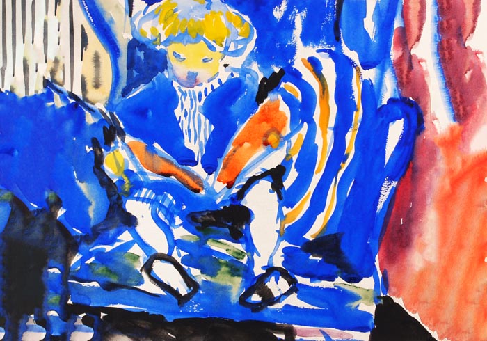 Portrait of a Girl No. 2 by Henry Lyman – Kunstdruck — Ansicht 3