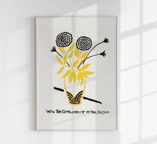Compliments of the Season by Henry Lyman – Art Print Poster