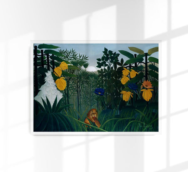 The Repast of the Lion Art Print – Rousseau Jungle Art Print