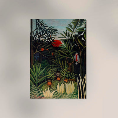 Monkeys and Parrot Art Print – Rousseau Art Print on Archival Paper