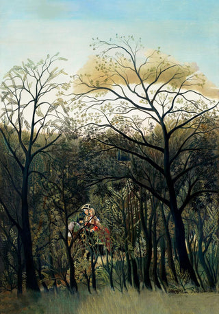 Rendez-vous in the Forest by Rousseau Art Print
