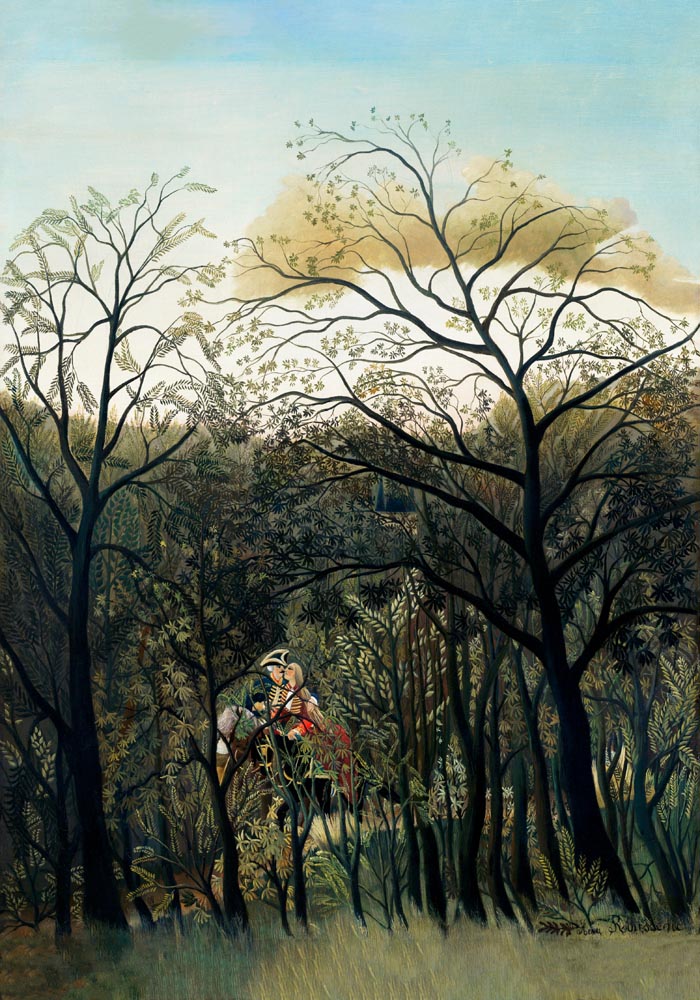 Rendez-vous in the Forest – Kunstdruck nach Henri Rousseau — Ansicht 3