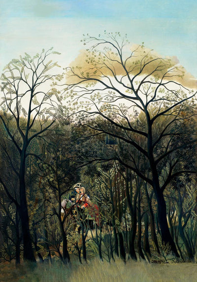 Rendez-vous in the Forest – Kunstdruck nach Henri Rousseau