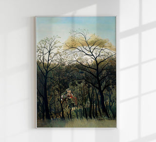 Rendezvous in the Forest – Art Print by Henri Rousseau