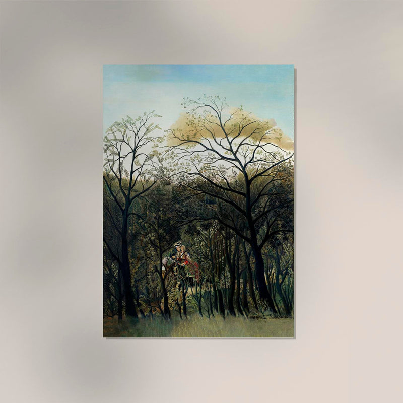 Rendez-vous in the Forest – Kunstdruck nach Henri Rousseau — Ansicht 2