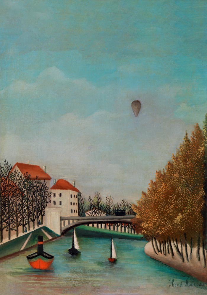 Study for View by Rousseau Art Print – Kunstdruck nach Henri Rousseau — Ansicht 3