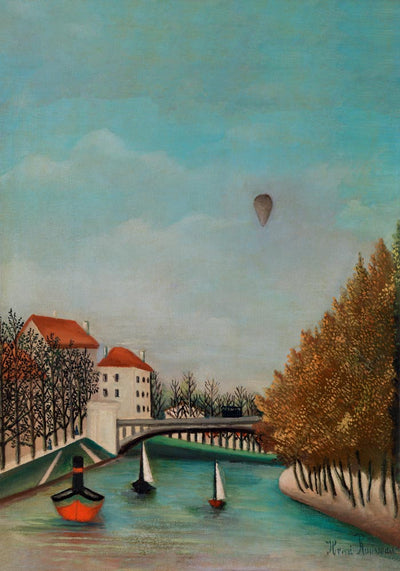 Study for View by Rousseau Art Print – Art Print after Henri Rousseau