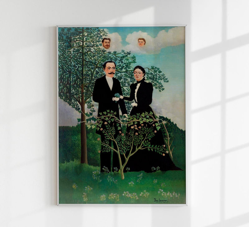 The Past and the Present by Rousseau Art Print – Kunstdruck Patroa Studio — Patroa Studio