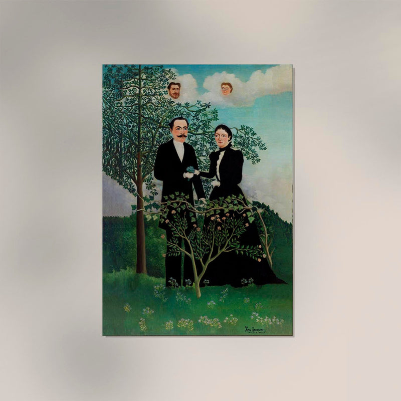 The Past and the Present by Rousseau Art Print – Kunstdruck Patroa Studio — Ansicht 2