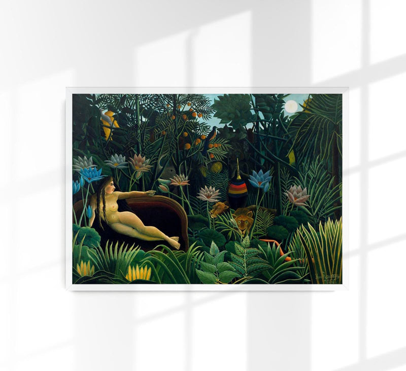 The Dream by Rousseau Art Print – Kunstdruck Equatorial Jungle — Patroa Studio