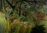Tiger in a Tropical Storm – Fine Art Print | Rousseau Poster | Premium Qualität — Ansicht 3