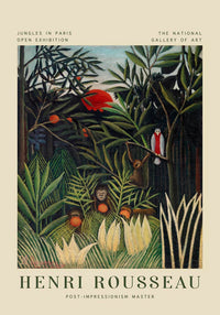 Monkeys and Parrot – Rousseau Poster | Fine Art Print | UV-resistant — Ansicht 3