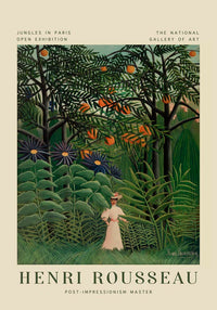 Woman Walking – Rousseau Exhibition Poster Fine Art Print UV-beständig Premium Galeriequalität — Ansicht 3