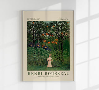 Woman Walking – Rousseau Exhibition Poster | Fine Art Print | UV-beständig | Premium Galeriequalität