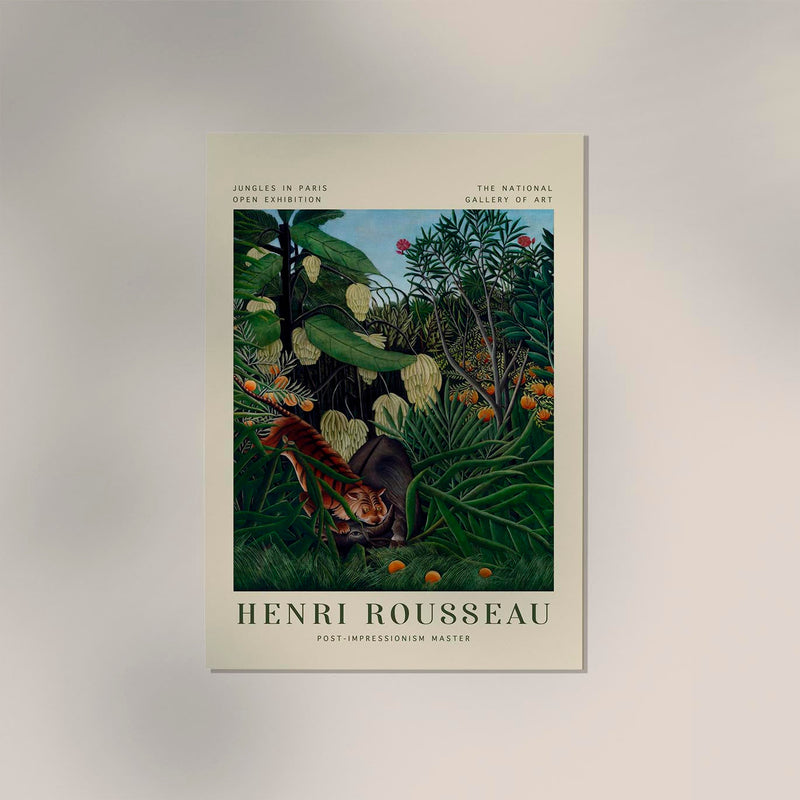 Fight Rousseau Exhibition Poster – Kunstdruck Fine Art & Canvas — Ansicht 3