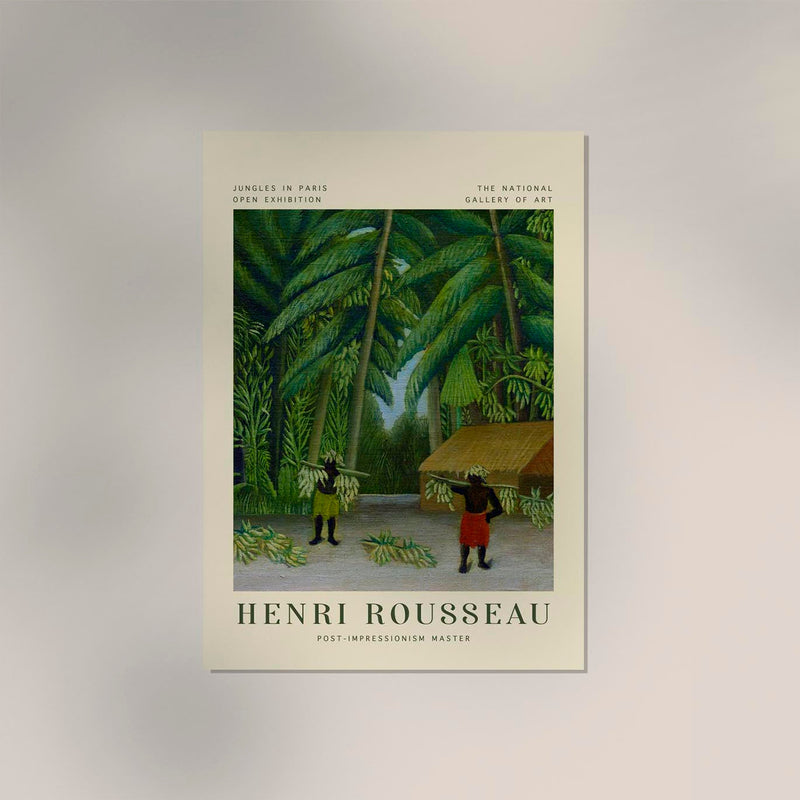 Banana Harvest Rousseau Exhibition Poster – Fine Art Print UV-resistant — Ansicht 2