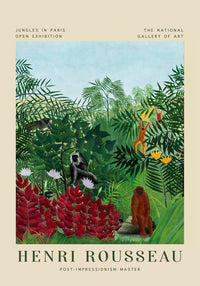 Tropical Forest by Rousseau – Fine Art Print UV-beständig, Ausstellungsposter — Ansicht 3