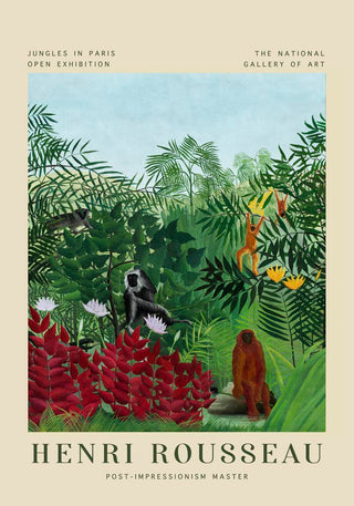 Tropical Forest by Rousseau – Fine Art Print | UV-beständig | Ausstellungsposter