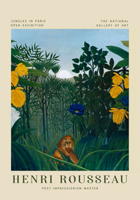 The Repast Rousseau Exhibition Poster – Henri Rousseau Kunstdruck Dschungelszene — Ansicht 3