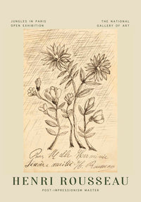 Oak Branch Rousseau Exhibition Poster – Post-Impressionist Art Print Nature Motifs — Ansicht 3