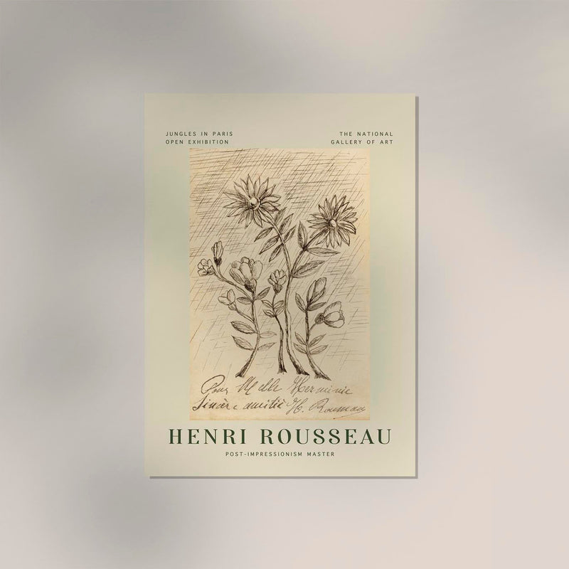 Oak Branch Rousseau Exhibition Poster – Post-Impressionist Art Print Nature Motifs — Ansicht 2